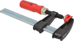 Bessey - 6" Capacity, 2-1/2" Throat Depth Steel Bar Clamp - 600 Lb Clamping Pressure - USA Tool & Supply