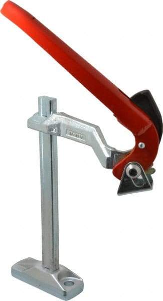 Bessey - 2,220 Lb Holding Capacity, 9.5" Max Opening Capacity, 2,220 Lb Clamping Pressure, Manual Hold Down Clamp - 12.6" Clamp Height, Mounting Holes, Steel - USA Tool & Supply