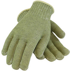 07-KA740/XL Gloves W/ACP Technology - Kevlar ACP 7 Gauge Seamless Knit - Econ. Wgt - Polyester Line - Green - USA Tool & Supply