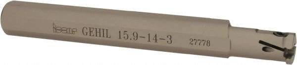 Iscar - GEHI, Internal, Left Hand, 0.102" Max Depth of Cut, 0.095 to 1/8" Groove Width, Indexable Grooving Tool Holder - GEMI.., GEPI.. Insert Compatibility, 5/8" Shank Width, 5" OAL, Through Coolant - USA Tool & Supply