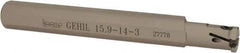 Iscar - GEHI, Internal, Left Hand, 0.102" Max Depth of Cut, 0.095 to 1/8" Groove Width, Indexable Grooving Tool Holder - GEMI.., GEPI.. Insert Compatibility, 5/8" Shank Width, 5" OAL, Through Coolant - USA Tool & Supply
