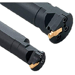 Iscar - GHAI, Internal, Left Hand, Indexable Grooving Tool Holder - 1-1/4" Shank Width, 8" OAL, Through Coolant - USA Tool & Supply