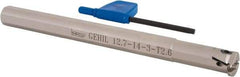 Iscar - GEHI, Internal, Left Hand, 0.102" Max Depth of Cut, 0.095 to 1/8" Groove Width, Indexable Grooving Tool Holder - GEMI.., GEPI.. Insert Compatibility, 1/2" Shank Width, 6" OAL, Through Coolant - USA Tool & Supply