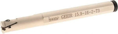 Iscar - GEHI, Internal, Right Hand, 0.118" Max Depth of Cut, 0.075 to 0.095" Groove Width, Indexable Grooving Tool Holder - GEMI.., GEPI.. Insert Compatibility, 5/8" Shank Width, 6" OAL, Through Coolant - USA Tool & Supply