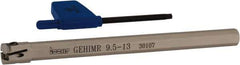 Iscar - GEHIM, Internal, Right Hand, 0.098" Max Depth of Cut, 0.031 to 0.075" Groove Width, Indexable Grooving Tool Holder - GEPI.. Insert Compatibility, 3/8" Shank Width, 5" OAL, Through Coolant - USA Tool & Supply