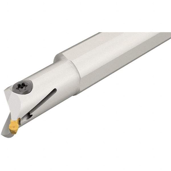 Iscar - 14mm Min Bore Diam, 125mm OAL, 12mm Shank Diam, GEHIU Indexable Boring Bar - 20mm Max Bore Depth, GEPI Insert - USA Tool & Supply