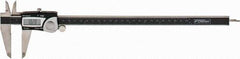 Fowler - 0 to 300mm Range, 0.01mm Resolution, Electronic Caliper - Stainless Steel with 2.4" Stainless Steel Jaws, 0.04mm Accuracy - USA Tool & Supply