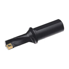 Allied Machine and Engineering - 1.26" Max Drill Depth, 4xD, 8mm Diam, Indexable Insert Drill - 1 Insert, 8mm Shank Diam, Straight Shank - USA Tool & Supply