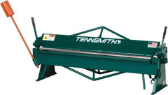 Tennsmith - 48-1/4 Inch Bending Length, Bench Machine Hand Brake - 61 Inch Wide, 22 Inch Deep, 31 Inch High - USA Tool & Supply