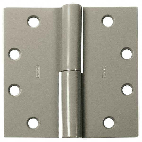 Stanley - 4-1/2" Long x 4-1/2" Wide Steel Full Mortise Commercial Hinge - USA Tool & Supply