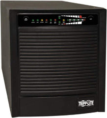 Tripp-Lite - 15 Amp, 1,500 VA, Tower & Rack Mount Online Backup Uninterruptible Power Supply - Backup 4-1/2 min with Full Load & 13 min with Half Load, 120 VAC Input & Output, 1,200 Watt Output, 1 Phases, 6 Outlets - USA Tool & Supply