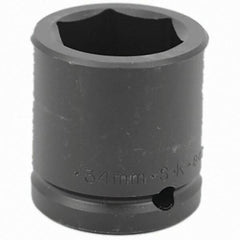 SK - Impact Socket - 3/4"DR 34MM IMPACT SOCKET - USA Tool & Supply