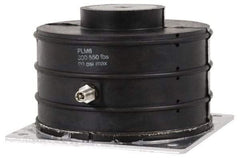 Tech Products - 5/8-11 Bolt Thread, 13-1/2" Long x 13-1/2" Wide x 3-1/2" High Pneumatic Stud Mount Leveling Pad & Mount - 4,800 Max Lb Capacity, 13.31" Base Diam - USA Tool & Supply