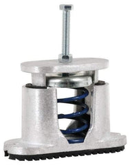 Tech Products - 1/2-13 Bolt Thread, 7-3/4" Long x 2-5/8" Wide x 5" High Aluminum Housed Spring Mounts - 325 Max Lb Capacity, 3-1/2" Thread Length - USA Tool & Supply