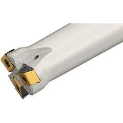 Iscar - 25mm Cut Diam, 3mm Max Depth of Cut, 25mm Shank Diam,Indexable Plunge End Mill - Straight Shank, HTP LNHT 1006 Insert Style, HTP-LN10 Toolholder Style, Through Coolant, Series TangPlunge - USA Tool & Supply