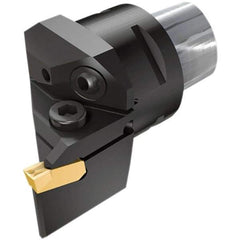 Iscar - GI.., GPV, TIP Insert, 55mm Head Length, 5mm Min Groove Width, Modular Grooving Cutting Unit Head - Right Hand Cut, System Size C6, Series Cut Grip - USA Tool & Supply