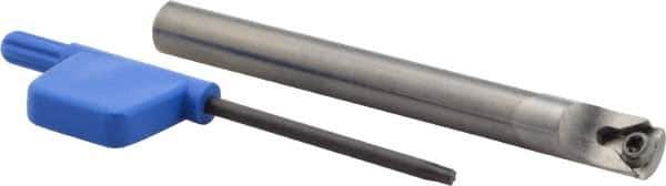 Iscar - 9.5mm Min Bore Diam, 79mm OAL, 8mm Shank Diam, MG STFP-X Indexable Boring Bar - TPGX 73.. Insert - USA Tool & Supply