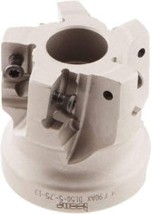 Iscar - 5 Inserts, 1-1/2" Cut Diam, 3/4" Arbor Diam, 1/2" Max Depth of Cut, Indexable Square-Shoulder Face Mill - 0/90° Lead Angle, 1-1/2" High, 3M AXKT 1304 Insert Compatibility, Series Mill2000 - USA Tool & Supply