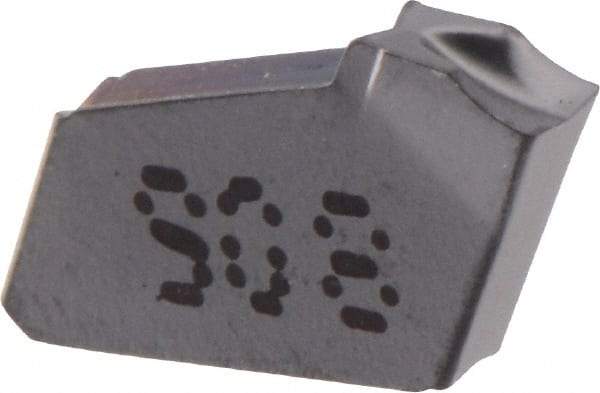 Iscar - GFN2 IC908 Grade, 0.0783" Cutting Width, Carbide Cutoff Insert - Neutral Lead Angle, 0.0063" Cnr Rad, TiAlN Coated, Single End - USA Tool & Supply