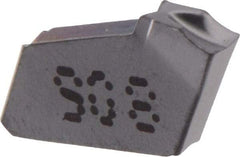 Iscar - GFN2 IC908 Grade, 0.0783" Cutting Width, Carbide Cutoff Insert - Neutral Lead Angle, 0.0063" Cnr Rad, TiAlN Coated, Single End - USA Tool & Supply
