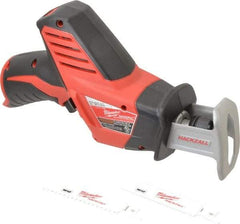 Milwaukee Tool - 12V, 0 to 3,000 SPM, Cordless Reciprocating Saw - 1/2" Stroke Length, 11" Saw Length, Lithium-Ion Batteries Not Included - USA Tool & Supply