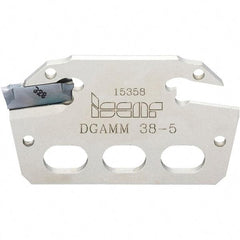 Iscar - 0.1970" Insert Width, Cutoff & Grooving Support Blade for Indexables - 0.157" Head Projection - USA Tool & Supply