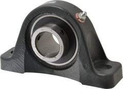 Browning - 1-7/16" ID, 7-1/4" OAL x 4-3/16" OAH Pillow Block - 4,467 Lb Static Cap, 7,340 Lb Dyn Cap, 5-17/32" Btw Mnt Hole Ctrs, 2-1/8" Base-to-Ctr Ht, Cast Iron - USA Tool & Supply