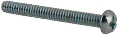 Value Collection - #2-56 UNC, 3/4" Length Under Head Phillips Drive Machine Screw - Round Head, Grade J82 Steel, Zinc-Plated Finish, Without Washer - USA Tool & Supply