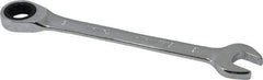 Blackhawk by Proto - 15mm 12 Point Combination Wrench - 7-1/2" OAL, Steel, Chrome Finish - USA Tool & Supply