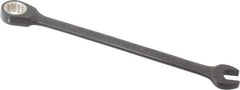 Proto - 9mm 12 Point Combination Wrench - 15° Head Angle, 5-15/16" OAL, Steel, Black Chrome Finish - USA Tool & Supply