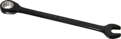 Proto - 11mm 12 Point Combination Wrench - 15° Head Angle, 6-1/2" OAL, Steel, Black Chrome Finish - USA Tool & Supply
