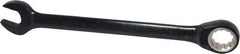 Proto - 18mm 12 Point Combination Wrench - 15° Head Angle, 9-5/16" OAL, Steel, Black Chrome Finish - USA Tool & Supply