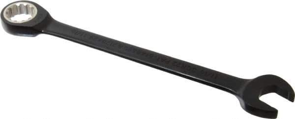 Proto - 11/16" 12 Point Combination Wrench - 15° Head Angle, 8-7/8" OAL, Steel, Black Chrome Finish - USA Tool & Supply