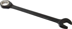 Proto - 11/16" 12 Point Combination Wrench - 15° Head Angle, 8-7/8" OAL, Steel, Black Chrome Finish - USA Tool & Supply