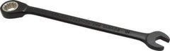 Proto - 10mm 12 Point Combination Wrench - 15° Head Angle, 6-1/4" OAL, Steel, Black Chrome Finish - USA Tool & Supply