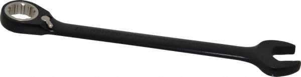 Proto - 17mm 12 Point Combination Wrench - 15° Head Angle, 8-7/8" OAL, Steel, Black Chrome Finish - USA Tool & Supply