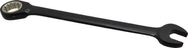 Proto - 7/8" 12 Point Combination Wrench - 15° Head Angle, 11-7/16" OAL, Steel, Black Chrome Finish - USA Tool & Supply