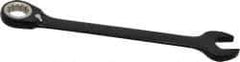 Proto - 1-1/4" 12 Point Combination Wrench - 15° Head Angle, 16-3/4" OAL, Steel, Black Chrome Finish - USA Tool & Supply