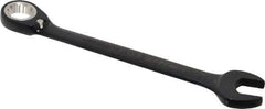 Proto - 1" 12 Point Combination Wrench - 15° Head Angle, 12-3/4" OAL, Steel, Black Chrome Finish - USA Tool & Supply