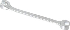 Proto - 3/8", Satin Finish, Combination Flare Nut Wrench - 12 Points, 5-11/16" OAL, Steel, Double End Head - USA Tool & Supply