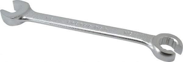 Proto - 1/2 x 1/2", Satin Finish, Combination Flare Nut Wrench - 12 Points, 6-7/16" OAL, Steel, Double End Head - USA Tool & Supply