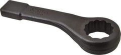 Proto - 2-1/8" 12 Point Striking Box Wrench - Single End, 3" Head Diam x 1-5/16" Head Thickness, 11" OAL, Steel, Black Finish - USA Tool & Supply