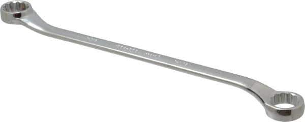 Proto - 11/16" x 1-1/8" 12 Point Offset Box Wrench - Double End, 1-31/64" Head Diam x 41/64" Head Thickness, 16-3/4" OAL, Steel, Polished Finish, 7.5° Offset - USA Tool & Supply