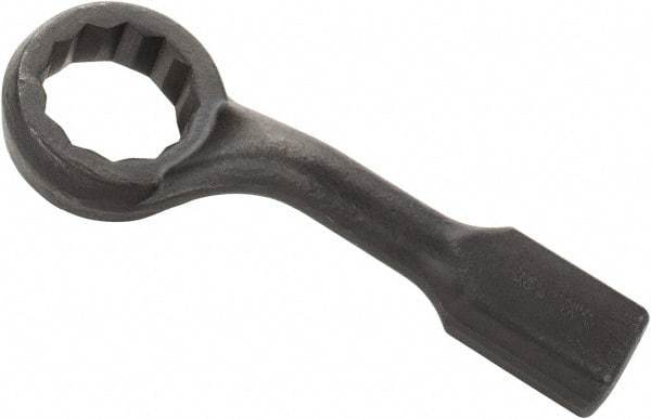 Proto - 3-7/8" 12 Point Striking Box Wrench - Single End, 6-1/4" Head Diam x 2-3/8" Head Thickness, 18" OAL, Steel, Black Finish, 60° Offset - USA Tool & Supply