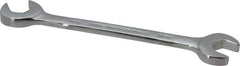 Proto - 11mm Standard Open End Wrench - 5" OAL, Double End, Chrome Finish, 15° & 60° Head Angle - USA Tool & Supply