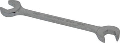 Proto - 12mm Standard Open End Wrench - 5-1/4" OAL, Double End, Chrome Finish, 15° & 60° Head Angle - USA Tool & Supply