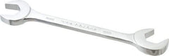 Proto - 18mm Standard Open End Wrench - 6-47/64" OAL, Double End, Chrome Finish, 15° & 60° Head Angle - USA Tool & Supply