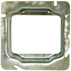 Cooper Crouse-Hinds - Electrical Outlet Box Steel Square Cover - USA Tool & Supply