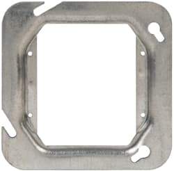 Cooper Crouse-Hinds - Electrical Outlet Box Steel Square Cover - USA Tool & Supply