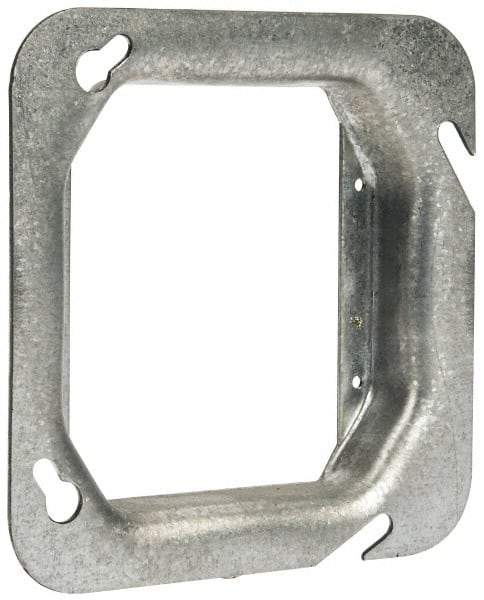 Cooper Crouse-Hinds - Electrical Outlet Box Steel Square Cover - USA Tool & Supply
